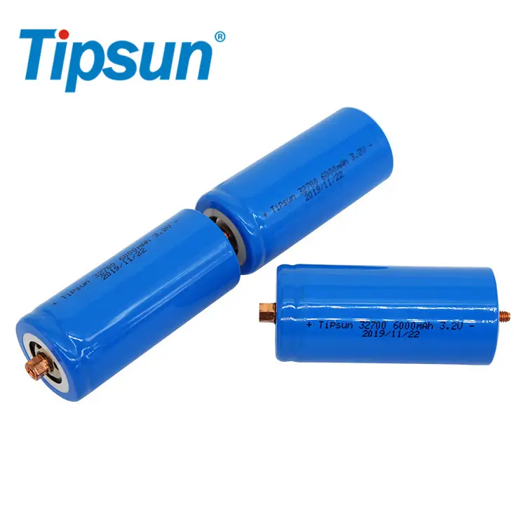 Hoge Kwaliteit Tipsun Lifepo4 32700 3.2V 6500Mah 6000Mah 5800Mah 5500Mah 5000Mah Lithium-Ion fosfaat Batterij