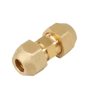 Male 3/8 Sae Naar Mannelijke Sae Messing Adapter Met Noten Voor Koeling