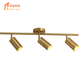 Spot LED moderne à 3 lumières en aluminium noir, longue suspension <span class=keywords><strong>de</strong></span> plafond, lampe pour magasin <span class=keywords><strong>de</strong></span> vêtements, éclairage sur rail réglable - Product Image 2