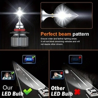 YD F3 3570 CSP App-Control RGB LED Ampoule de phare Système d'éclairage automatique pour Cayenne 12V 24V H11 H7 H4 H10 Lumière de voiture