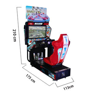 Machine à jetons de simulateur de <span class=keywords><strong>voiture</strong></span> de course d'arcade pour le jeu de course inspiré - Product Image 1