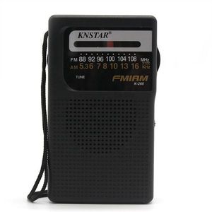 Radio Portátil Knstar K 266, Sintonizador FM AM, Mini Radio de Bolsillo con Correa - Product Image 1