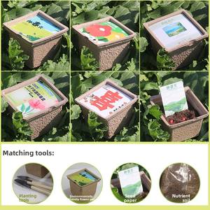Semences écologiques personnalisées pour papier à planter pour les entreprises et les cartes de remerciement Cartes postales et livrets d'emballage à couverture rigide - Product Image 3