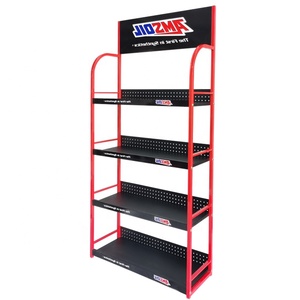 Garage Shop Bộ Phận Kim Loại Bền Cho Ô Tô Giá Trưng Bày Dầu Động Cơ Giá Trưng Bày Dầu Bôi Trơn - Product Image 2