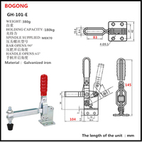 GH-101-E D'outils À Main Verticale Sauterelles 400LB Quick Release Main Outil 101E BOGONG CH HS 101E pinces pour le travail du bois outils