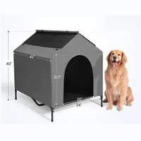 Neues Design Indoor/Outdoor Pet Crate Robuster Metallrahmen Hundehütte & Bett Große Rasse Größe Outdoor Hund Laufs tall Möbel