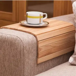 Almofada moderna de sofá personalizada, bandeja de sofá para telefone com controle remoto e organização ecológica
