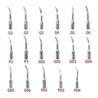 1 pièce Embouts de détartreur ultrasonique à inserts piézo G1 G2 G3 P1 P3 P4 GD1 GD2 GD3 PD1 PD3 PD4 compatibles EMS Woodpecker DTE Satelec