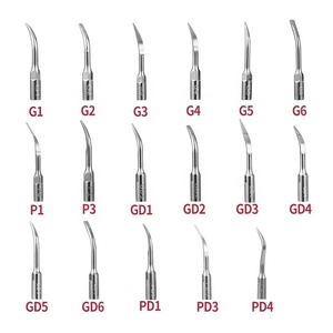 1 unidad de puntas piezoeléctricas para detartrador ultrasónico G1 G2 G3 P1 P3 P4 GD1 GD2 GD3 PD1 PD3 PD4, compatibles con <span class=keywords><strong>EMS</strong></span> Woodpecker DTE <span class=keywords><strong>Satelec</strong></span> - Product Image 1