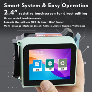 4.3inch di động thông minh 600dpi không dây 12.7mm nhỏ cầm tay cij máy in phun cho ngày biểu tượng nhãn mã <span class=keywords><strong>QR</strong></span> gỗ - Product Image 4