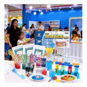 Kit de laboratoire scientifique professionnel pour enfants, expérience de chimie éducative STEM, réactions sûres, découverte pratique, jouet amusant en plastique - Product Image 4