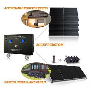 Zxd 15KW cung cấp năng lượng nhà máy nhỏ dễ dàng làm sạch di động năng lượng mặt trời hệ thống năng lượng xanh tiết kiệm điện tấm pin mặt trời cho nhà máy - Product Image 4