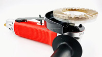 Polisseuse pneumatique à air humide avec tampon de 4 pouces, filetage M14 pour le polissage du marbre, du granit et de la pierre