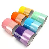 Chaude Collant Anti-Stress BOPP Bande Étanche Adhésif Décompression Balle Colorée Collant Balle Jouet pour la Relaxation