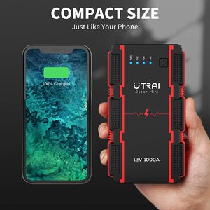 Arrancador de Baterías Utrai, Potenciador de Baterías de Auto con Corriente Máxima de 1000A, Herramientas de Emergencia para Auto con Abrazadera Inteligente LED, Dispositivo de Arranque de Vehículos OEM - Product Image 6