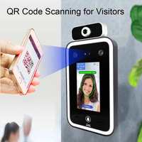 Sistema De Controle De Acesso Biométrico Reconhecimento Facial Touch Screen Tempo Atendimento Sem Fio Face Reconhecimento Reader para IP WiFi