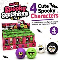 Ensemble de jouets anti-stress Halloween : Jouets sensoriels compressibles en forme de maison hantée pour soulager le stress et la décompression, également adaptés aux animaux de compagnie