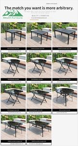 Juego <span class=keywords><strong>de</strong></span> <span class=keywords><strong>Comedor</strong></span> para Exteriores <span class=keywords><strong>de</strong></span> Aleación <span class=keywords><strong>de</strong></span> Aluminio Resistente Wayon, Muebles <span class=keywords><strong>de</strong></span> Patio <span class=keywords><strong>de</strong></span> 6 Plazas, Mesa y Sillas - Product Image 6