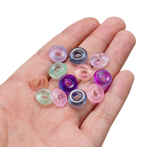 Perles rondes en verre, perles d'espacement colorées, perles rondes en vrac pour la fabrication de bracelets, accessoires de bijoux DIY, emballage en vrac - Product Image 3