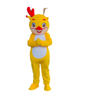 Tenue de poupée de dessin animé Année du Dragon, Mascotte du Dragon du Nouvel An, pour événements et spectacles, représentant le Dieu de la Richesse du Zodiaque