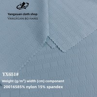 T-shirt de golf extensible quatre directions en jacquard, 85 % nylon, 15 % élasthanne, séchage rapide, motif géométrique abstrait, doux pour la peau, nouveau modèle du fabricant direct