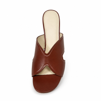 Sandales à talons hauts en cuir véritable pour femmes, style designer, chaussures minimalistes pour femmes