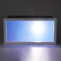 Panneau de lumière LED moderne et sain, ciel bleu artificiel, plafond, lumière du soleil naturelle virtuelle, LED SMD 2835