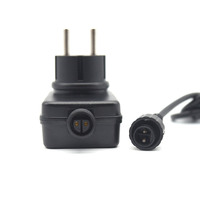 Adaptateur secteur étanche IP44 36W avec prise EU/UK, certifié CE GS TUV, 12V 3A, 24V 1,5A, fourni par l'usine XY