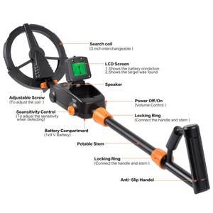 Hot Sales Handheld para Treasure <span class=keywords><strong>Metal</strong></span> <span class=keywords><strong>Detector</strong></span> KidsMetal <span class=keywords><strong>Detector</strong></span> MD-1008A <span class=keywords><strong>Metal</strong></span> <span class=keywords><strong>Detector</strong></span> Underground para Crianças Brinquedos 1.5kg - Product Image 2