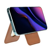 Dompet Kulit PU Mag Safe untuk iPhone Seri 12-17 dengan Slot Kartu Kredit dan ID, Magnet N52 yang Kuat - Tempat Kartu Bisnis Minimalis