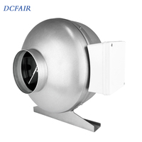 Ventilateur de gaine en ligne pour cuisine, 4 pouces, en métal, grand débit d'air, haute vitesse, éliminateur de fumée et d'odeurs, extracteur d'air frais, OEM/ODM