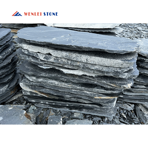 Tremplin en ardoise Pavé de pelouse Tremplin antidérapant noir - Product Image 4