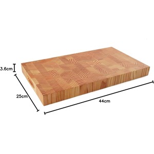 Tabla de cortar de madera de teca natural más vendida con propiedades antibacterianas, perfecta para carne, pescado y verduras, en venta. - Product Image 2