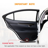 Projecteur de logo laser LED pour Lexus LS ES LX RX GS GX RC, lumière de bienvenue de porte, lumière de fosse d'ombre fantôme 12V, modification automobile