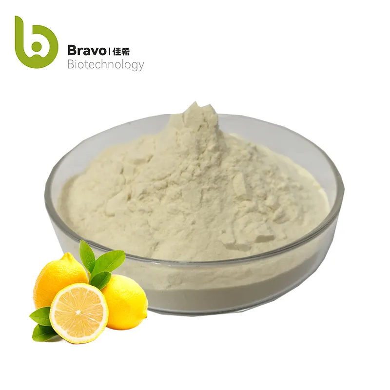 Poudre sèche de fruit de citron de bonne saveur de jet organique instantané de concentré de poudre de citron pour les produits laitiers