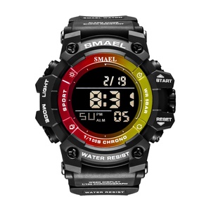 Montre de sport professionnelle SMAEL 8046, pour couple, étanche 50 m, analogique et numérique à quartz - Product Image 2