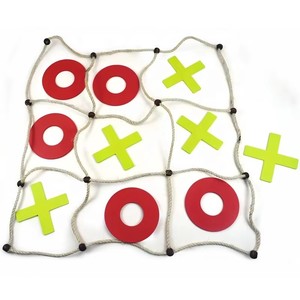Juego de Tic Tac Toe Gigante con Logotipo Personalizado, Tablero de Cuerda <span class=keywords><strong>para</strong></span> Jardín con Fichas O X <span class=keywords><strong>para</strong></span> Fiestas al Aire Libre, Venta al Por Mayor - Product Image 1