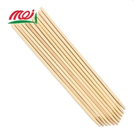 Brochettes jetables en bambou WANMEI 50 cm – Écologiques et compostables pour cuisine et barbecue