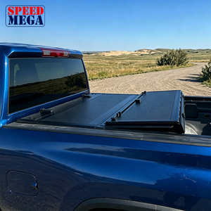 Flush Hard Quad-Fold Tonneau Cover for Ford F-150 6.5ft <b>Bed</b>, <b>Low</b> Profile 4-Fold Cover Waterproof, Lockable No Drill - Product Image 3