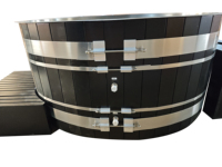 Vente en gros usine – Baignoire de récupération ovale extérieure en bois de cèdre rouge, moderne, de luxe, écologique, pour 1 personne, pour bain froid