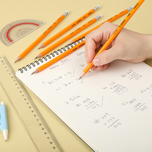 Gxin G-R0802 Hot Bán 12Pcs Hb Màu Vàng Bằng Gỗ Bút Chì Set Cho Trẻ Em Văn Phòng Bút Chì Với Tẩy Cho Vẽ Bằng Văn Bản - Product Image 4