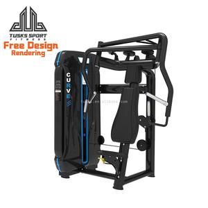 Máquina de gimnasio de prensa de pecho sentado para entrenamiento de fuerza, equipo de ejercicio corporal con selección de carga de Pin - Product Image 1