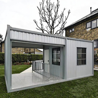 Maison de garage préfabriquée OEM haut de gamme, à un étage, en kit, conteneurisée, pour l'Australie, les États-Unis et l'Inde