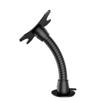 Support de tablette flexible et réglable à 360 degrés, en métal, avec col de cygne, support de bureau, capacité de 20 lb, inclinaison à 180 degrés, VESA 75/100 mm