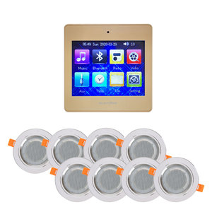 425S + Cr310 Nhà Máy Giá Màu Xanh Răng USB FM Nhà Thông Minh Treo Tường Âm Nhạc Khuếch Đại Hệ Thống Không Dây 10W Trần Thụ Động Loa - Product Image 2