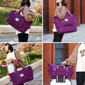 Sacs de voyage pliables imperméables pour femmes, sacs fourre-tout multifonctionnels de grande capacité, sacs à main, vente en gros, 2023 - Product Image 2