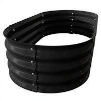 Pots de plantes en acier galvanisé antirouille avec trou de drainage et doublure écologique, taille personnalisable