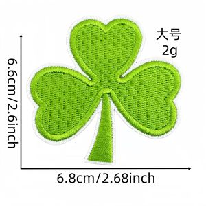 Ailen May Mắn Shamrock St Patricks Ngày Sắt Trên Các Bản Vá Lỗi Lá Clover May Appliques Thêu Các Bản Vá Lỗi Cho Quần Áo Hat Jean Áo Khoác - Product Image 6