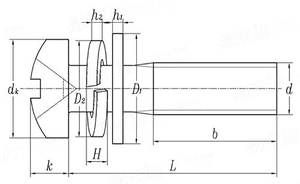 304 #   Tornillos de Cabeza Phillips de Acero Inoxidable GB9074.4 Ensamblados con Arandela Plana y Arandela de Resorte - Product Image 6