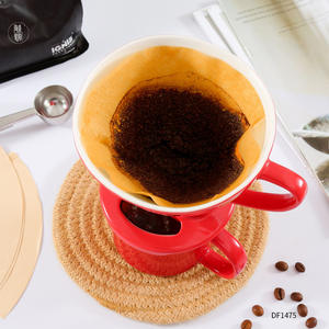 Tasse filtrante à café en céramique Ignis, rouge, réutilisable, avec poignée, pour usage domestique DF1475 - Product Image 5